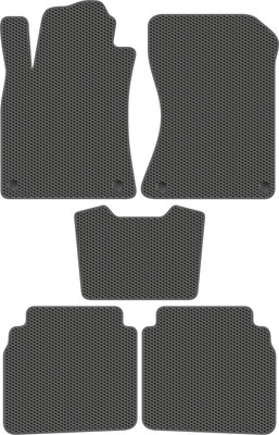 Комплект ковриков для авто Alicosta 2426_1_сер для Nissan Altima VI седан/L34 2018-н.в. (EVA соты, серый) - 