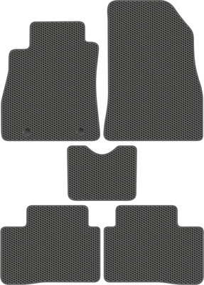 Комплект ковриков для авто Alicosta 0930_1_сер для Nissan Juke SUV/YF15 2011-2020 (EVA соты, серый) - 