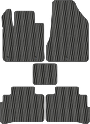 Комплект ковриков для авто Alicosta 0944_1_сер для Nissan Murano III SUV/Z52 2016-н.в. (EVA соты, серый) - 