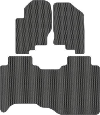 Комплект ковриков для авто Alicosta 2430_1_сер для Nissan Navara II пикап/D40 2004-2010 (EVA соты, серый) - 