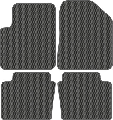 Комплект ковриков для авто Alicosta 0975_1_сер для Nissan Teana I седан/J31 2002-2008 (EVA соты, серый) - 