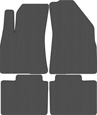 Комплект ковриков для авто Alicosta 0985-1_сер для Nissan X-Trail I SUV/T30 2001-2007 (EVA соты, серый) -