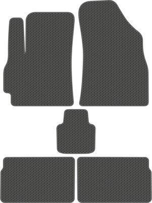 Комплект ковриков для авто Alicosta 2437_1_сер для Omoda C5 I SUV/Рестайлинг 2023-н.в. (EVA соты, серый) - 