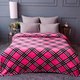 Плед PAVLine FREEDom Клетка Black Pink 150x200 - 