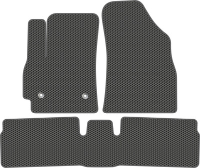 Комплект ковриков для авто Alicosta 2439_1_сер для Omoda C5 I SUV 2021-н.в. (EVA соты, серый) - 