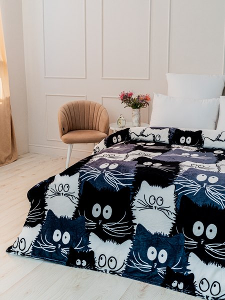 Плед PAVLine FREEDom Коты компания 150x200