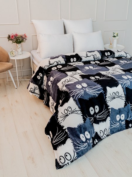 Плед PAVLine FREEDom Коты компания 150x200