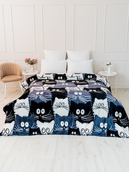 Плед PAVLine FREEDom Коты компания 150x200