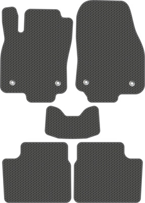 Комплект ковриков для авто Alicosta 0999_1_сер для Opel Astra III седан/L69 2006-2011 (EVA соты, серый) - 