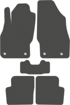 Комплект ковриков для авто Alicosta 1009_1_сер для Opel Corsa IV хэтчбек 3/5дв/S07.D 2006-2014 (EVA соты, серый) - 