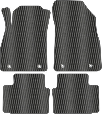 Комплект ковриков для авто Alicosta 1018_1_сер для Opel Insignia I седан/0G-A 2008-2013 (EVA соты, серый) - 