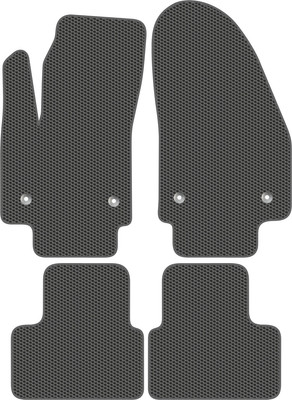 Комплект ковриков для авто Alicosta 1022_1_сер для Opel Meriva минивэн/B 2009-2015 (EVA соты, серый) - 