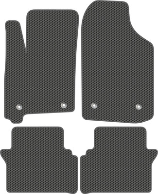 Комплект ковриков для авто Alicosta 1020_1_сер для Opel Meriva минивэн 2002-2006 (EVA соты, серый) - 