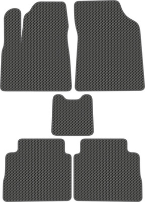 Комплект ковриков для авто Alicosta 2445_1_сер для ORA 3 GT I хэтчбэк/электро 2023-н.в. (EVA соты, серый) - 