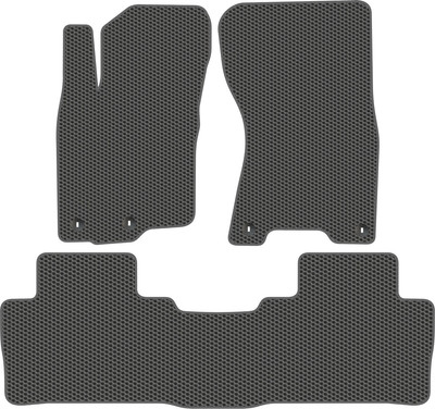 Комплект ковриков для авто Alicosta 2446_1_сер для Oting Paladin I SUV 2023-н.в. (EVA соты, серый) - 
