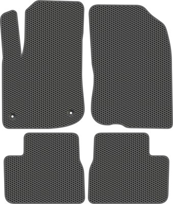 Комплект ковриков для авто Alicosta 2447_1_сер для Peugeot 2008 SUV 2014-2019 (EVA соты, серый) - 