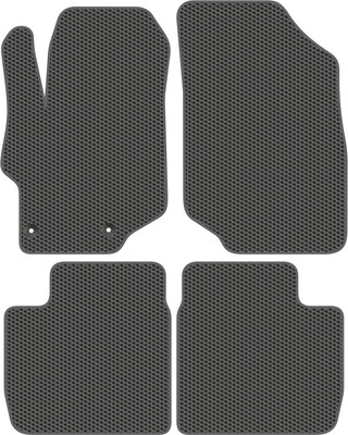 Комплект ковриков для авто Alicosta 1050_1_сер для Peugeot 301 седан 2013-2016 (EVA соты, серый) - 