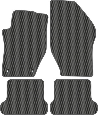 Комплект ковриков для авто Alicosta 2448_1_сер для Peugeot 308 I кабриолет/T7.4B 2009-2011 (EVA соты, серый) - 