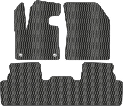 Комплект ковриков для авто Alicosta 2449_1_сер для Peugeot 4008 II SUV/2 рестайлинг гибрид 2023-н.в. (EVA соты, серый) - 