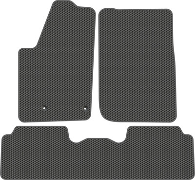 Комплект ковриков для авто Alicosta 1750_1_сер для Peugeot Partner Origin пассажирский/M59 2008-2011 (EVA соты, серый) - 