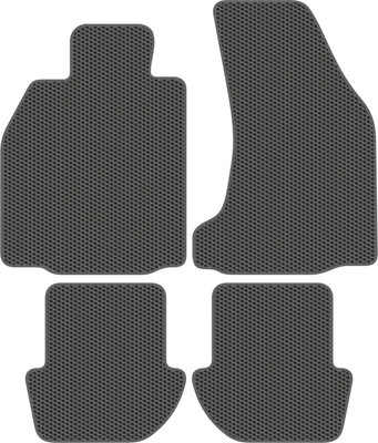Комплект ковриков для авто Alicosta 2453_1_сер для Porsche 911 Carrera 997 2004-2014 (EVA соты, серый) - 