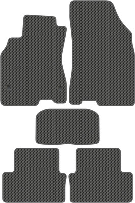 Комплект ковриков для авто Alicosta 1124_1_сер для Renault Fluence седан 2009-2017 (EVA соты, серый) - 