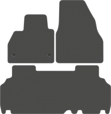 Комплект ковриков для авто Alicosta 2460_1_сер для Renault Kangoo минивэн 2013-2016 (EVA соты, серый) - 