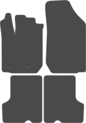 Комплект ковриков для авто Alicosta 1130_1_сер для Renault Kaptur SUV 2016-н.в. (EVA соты, серый) - 