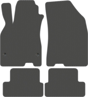 Комплект ковриков для авто Alicosta 1153_1_сер для Renault Megane III хэтчбек 5дв 2014-2016 (EVA соты, серый) - 