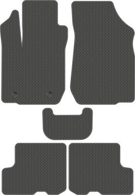 Комплект ковриков для авто Alicosta 1158_1_сер для Renault Sandero I хэтчбек 5 дв 2009-2014 (EVA соты, серый) - 