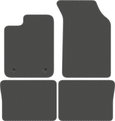 Комплект ковриков для авто Alicosta 2464_1_сер для Renault Symbol III седан 2008-2012 (EVA соты, серый) - 