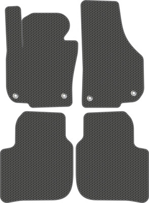 Комплект ковриков для авто Alicosta 1212_1_сер для Skoda Superb II 2008-2015 (EVA соты, серый) - 