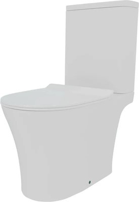 Унитаз напольный Teymi Ritta Pro Vortex / T40811 (с сиденьем) - 