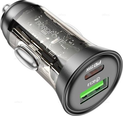 

Адаптер питания автомобильный, BZ26A PD36W+QC3.0