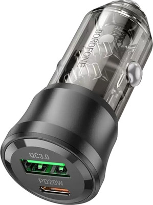 

Адаптер питания автомобильный, BZ25A два порта PD38W+QC3.0