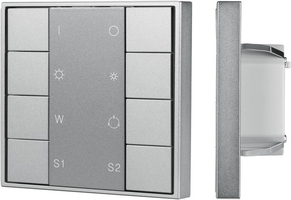 Выключатель Arlight Intelligent DALI-201-23-1G-2SC-RGBW-DT8-IN Silver / 048220