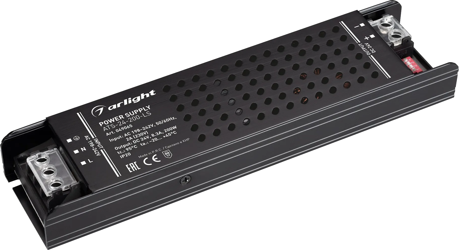Блок питания для светильника Arlight ATS-24-200-LS 24V 8.3A 200W / 049065