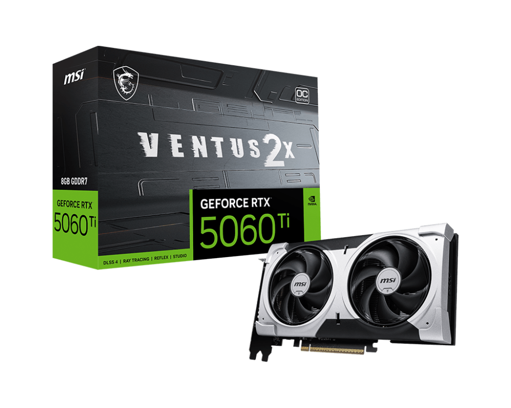 Видеокарта MSI RTX 5060 Ti 8G Ventus 2X OC Plus — фото 5