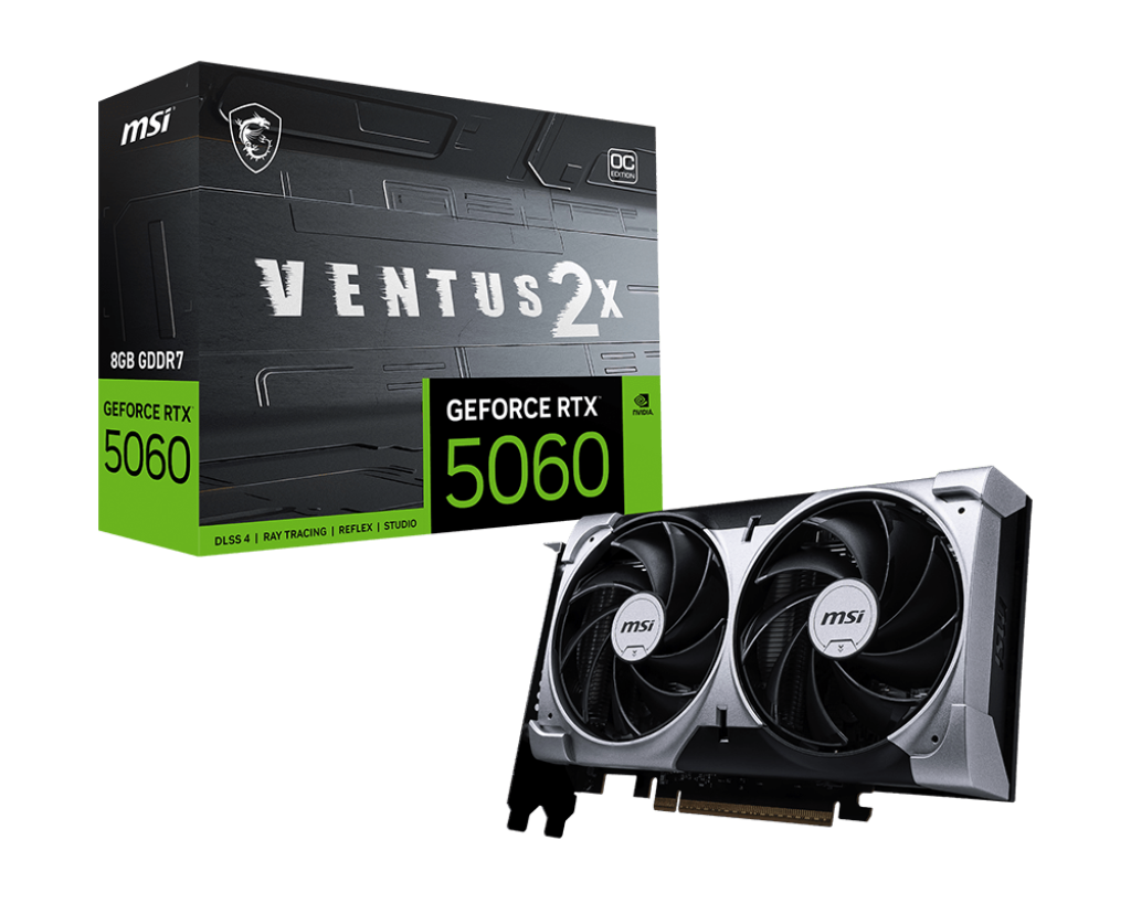 Видеокарта MSI RTX 5060 8G Ventus 2X OC — фото 5