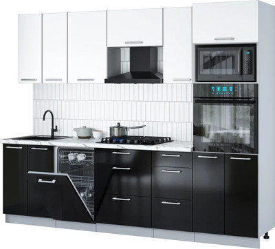 

Кухонный гарнитур, Мила Gloss 2.65-ПМ3