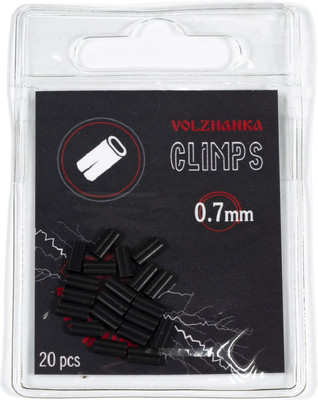 Набор обжимных трубок для поводков Волжанка Climps / OTVC-0.7 (20шт) -