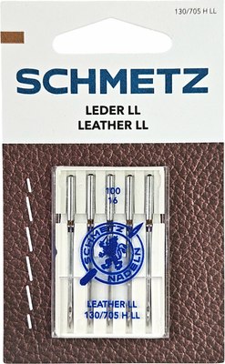 

Набор игл для бытовой швейной машины, 130/705H-LL Leather NM100