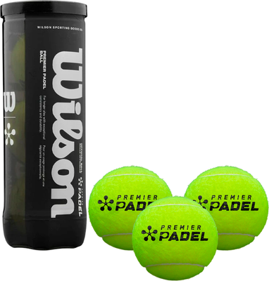 Набор мячей для падел-тенниса Wilson Premier Padel / WR8908401001 (3шт) - 