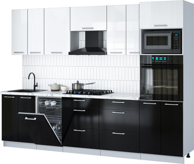 

Кухонный гарнитур, Мила Gloss 2.85-ПМ3