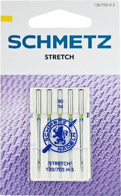 

Набор игл для бытовой швейной машины, 130/705H-S Stretch NM90