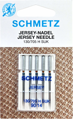 

Набор игл для бытовой швейной машины, 130/705H-SUK Jersey NM90