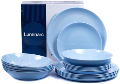 Набор тарелок Luminarc Diwali Light Blue P2962