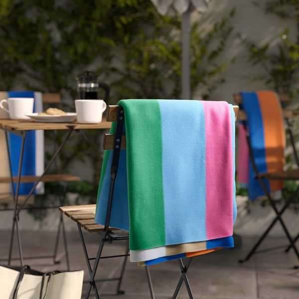 Плед Ikea Клиббкорсорт 120x160 см 506.010.23 (разноцветный)
