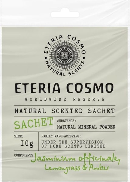 Ароматическое саше Eteria Cosmo Жасмин лемонграсс и амбра ETC0324 (10г)