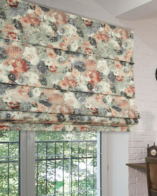 Римская штора Delfa Макси Sedef Soft Flowers СШД-02М 563/005 (160x180, розовый/фиолетовый) -